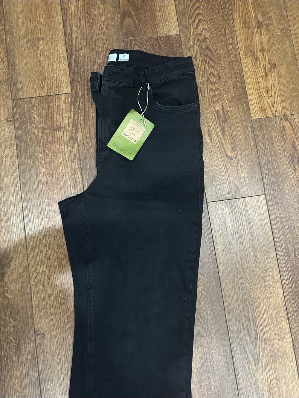 Black women’s wide leg Jeans - Classic Black Denim